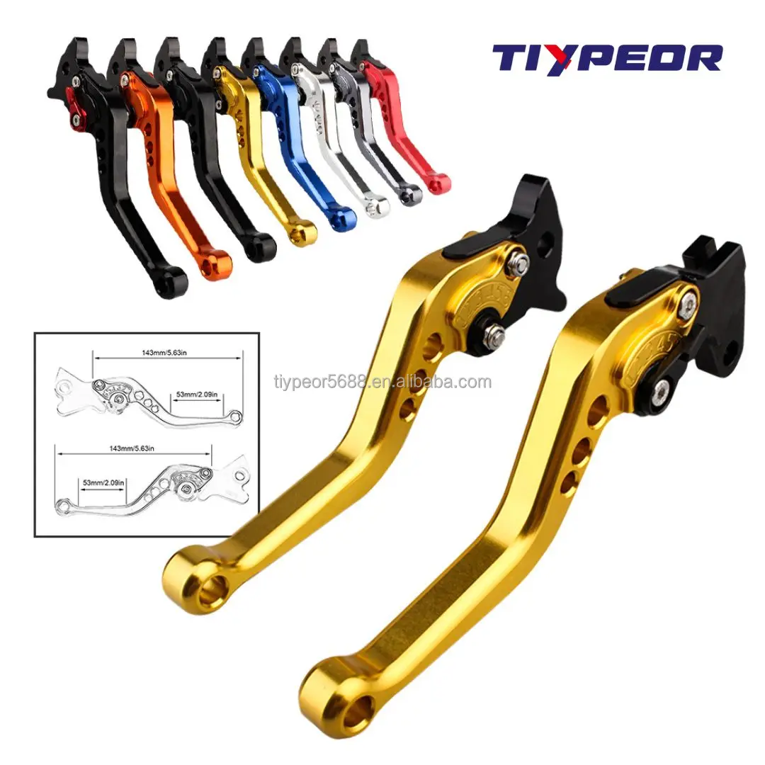 product tiypeor motorcycle modification accessories cnc modification handle multi gear adjustable universal horn brake clutch handle680-10