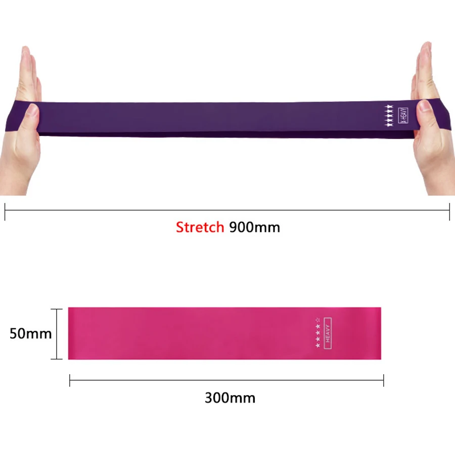 Yoga Gym Strength Equipment for Legs and Butt Training Workout Exercise  Bands Resistance Rubber Bands Elastic Fitness Bands