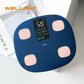 Digital Body Weight Bathroom Body Fat Calculator Smart App History Data Record Balance Heart Rate BMI Scale