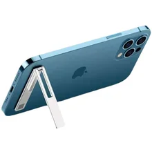 Phone Stand Holder Back Adhesive Universal Adjustable for iPhone Samsung Desk Phone Stand Holder Kickstand Aluminum Metal