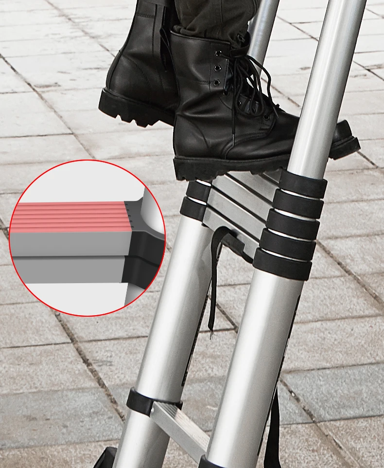 Extension Ladder Alternative Aluminium Ladder 6063a With En131 Portable Telescopic Extensions ...