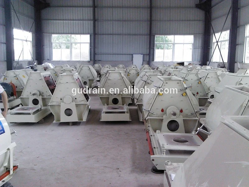 Best Quality SFSP Water Drop Rice Husk Hammer Mill Machine Used for Feeds Factory
