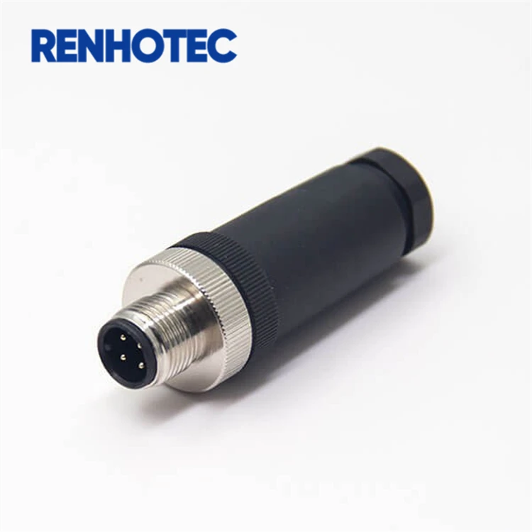 M12 Aviation Connector Waterproof Plug Video