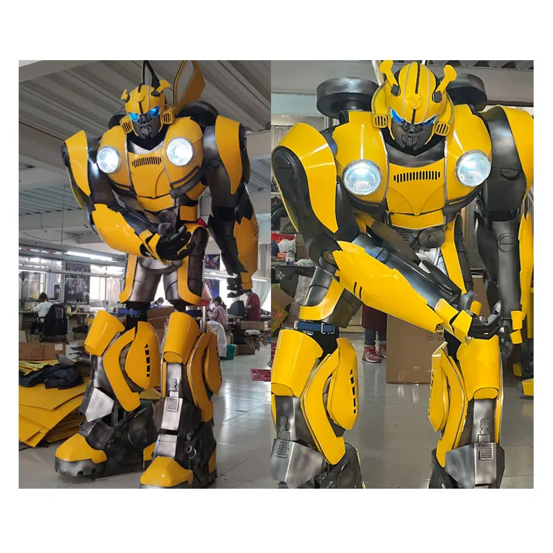 Оптовая продажа Светодиодный костюм робота Косплей костюмы для взрослых Робот СВЕТОДИОДНЫЙ вечеринки