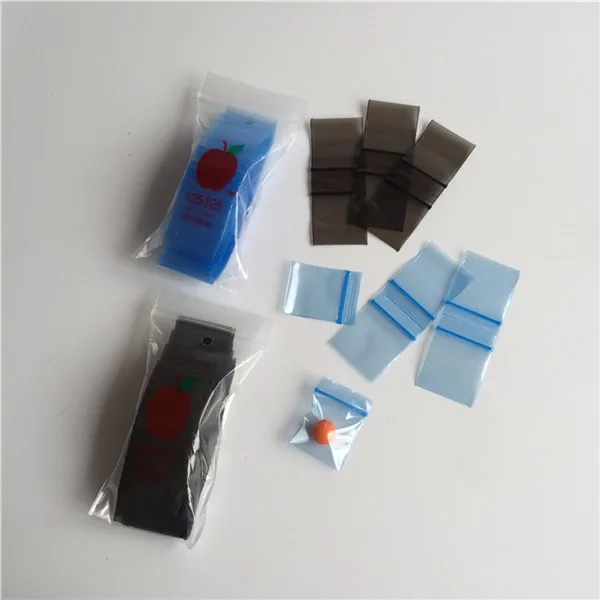 YURUI Eco Custom Mini Ziplock Baggies Design Mix Printed Jewelry Pouch Reclosable Plastic Small Zip Lock Bags with Apple Brand