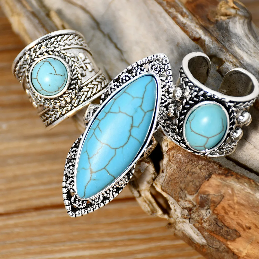 Vintage Women's Jewelry Rings Vintage Women's Turquoise Rings
