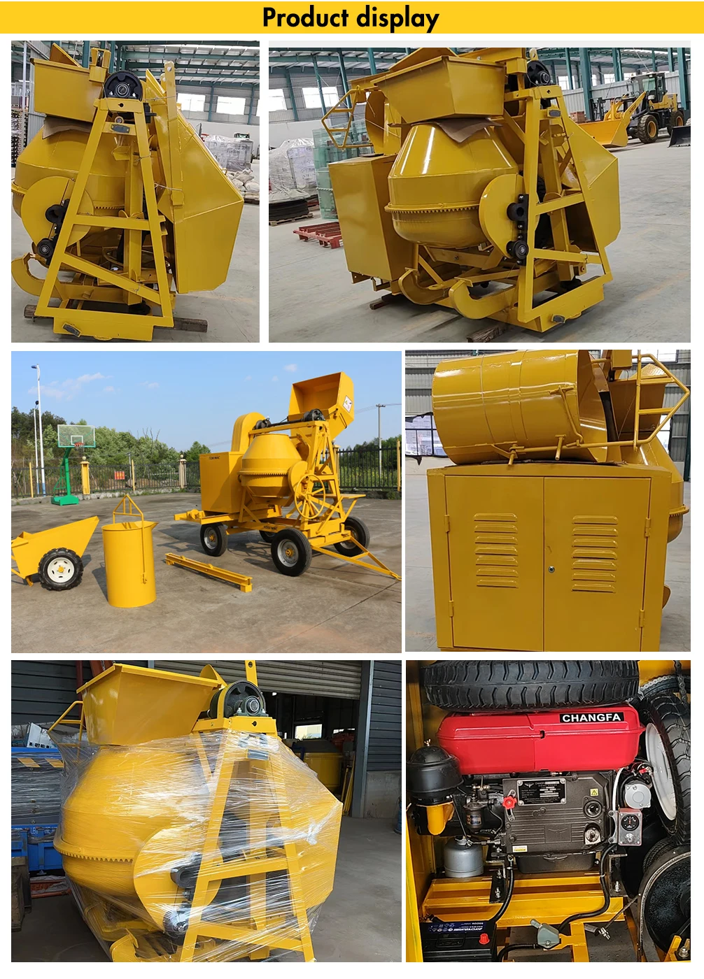 China Factory 500l 350l Portable Concrete Mixer Self Loading Concrete Mixer Truck With The Best
