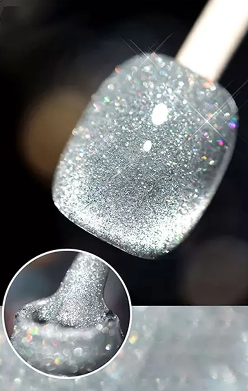 Hs Newest 15ml Cat Eye Gel Polish Custom Logo Soak Off Uv Led Colorful