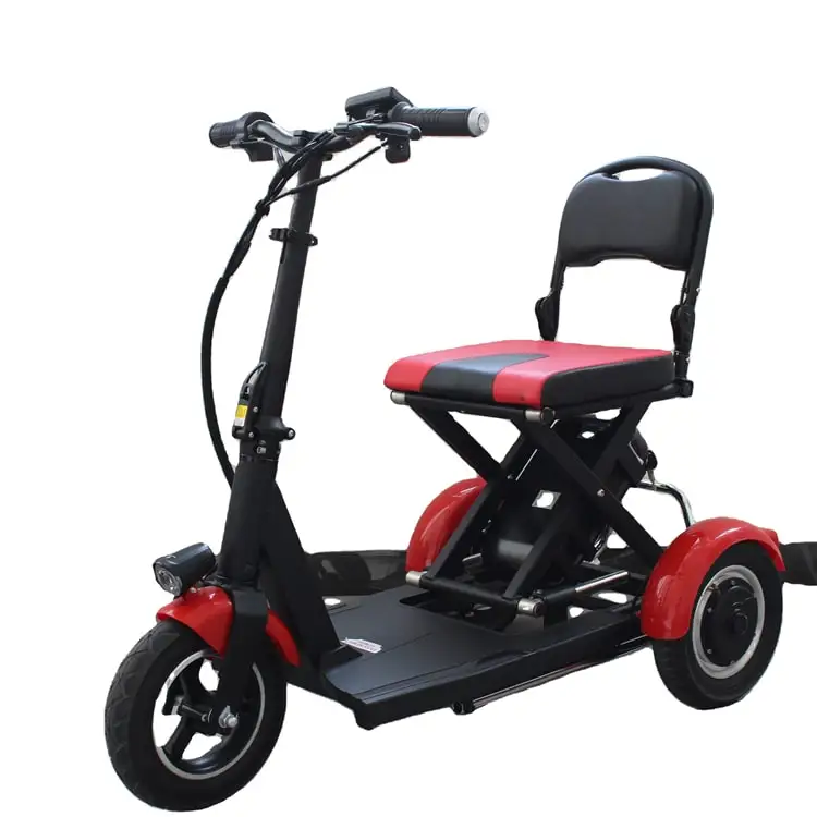 3 Wheel Foldable Cheap Mobility Adult Kick Moped E Scooter Handicapped ...