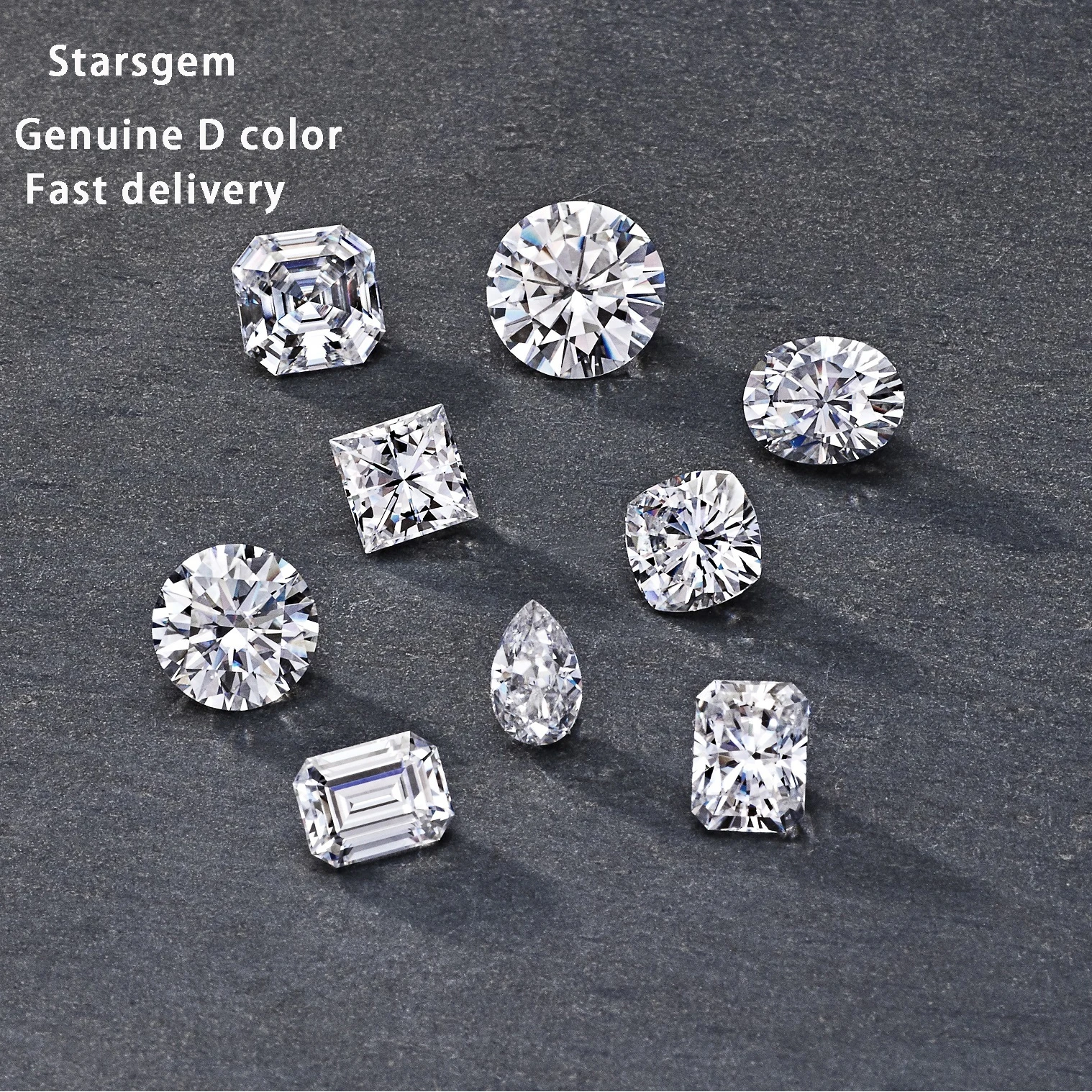 Loose Moissanite Alibaba Starsgem Starsgem Factory Direct