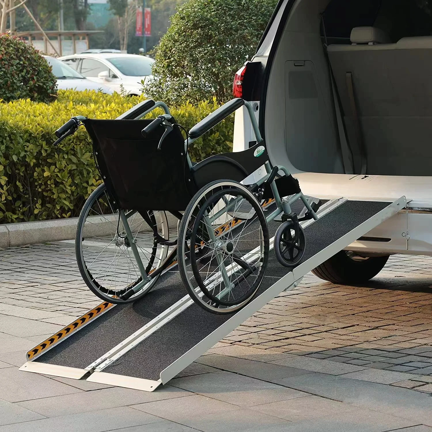 Step Ramp Portble Portable Aluminum Foldable Mobility Scooter Ramp ,lightweight ...