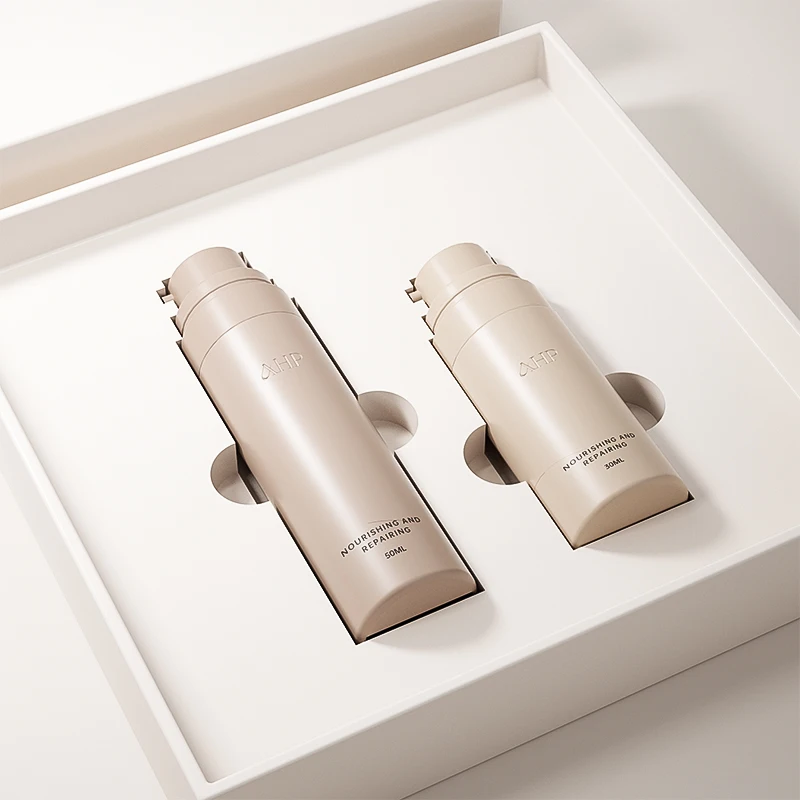 PET Face Cream Vacuum Pump Bottle Airless Hair Care Bottles Care Korean Skin Care Private Label Cosmetics Airless Pump Bottle