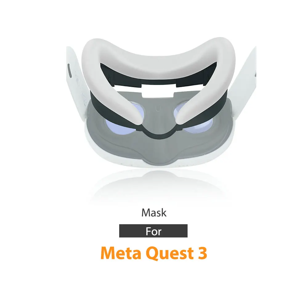 Форма сот Honeycomb Мягкий чехол из ЭВА для Meta Quest 3 Задняя крышка Черный Точный отверстие Силикон Анти падение  