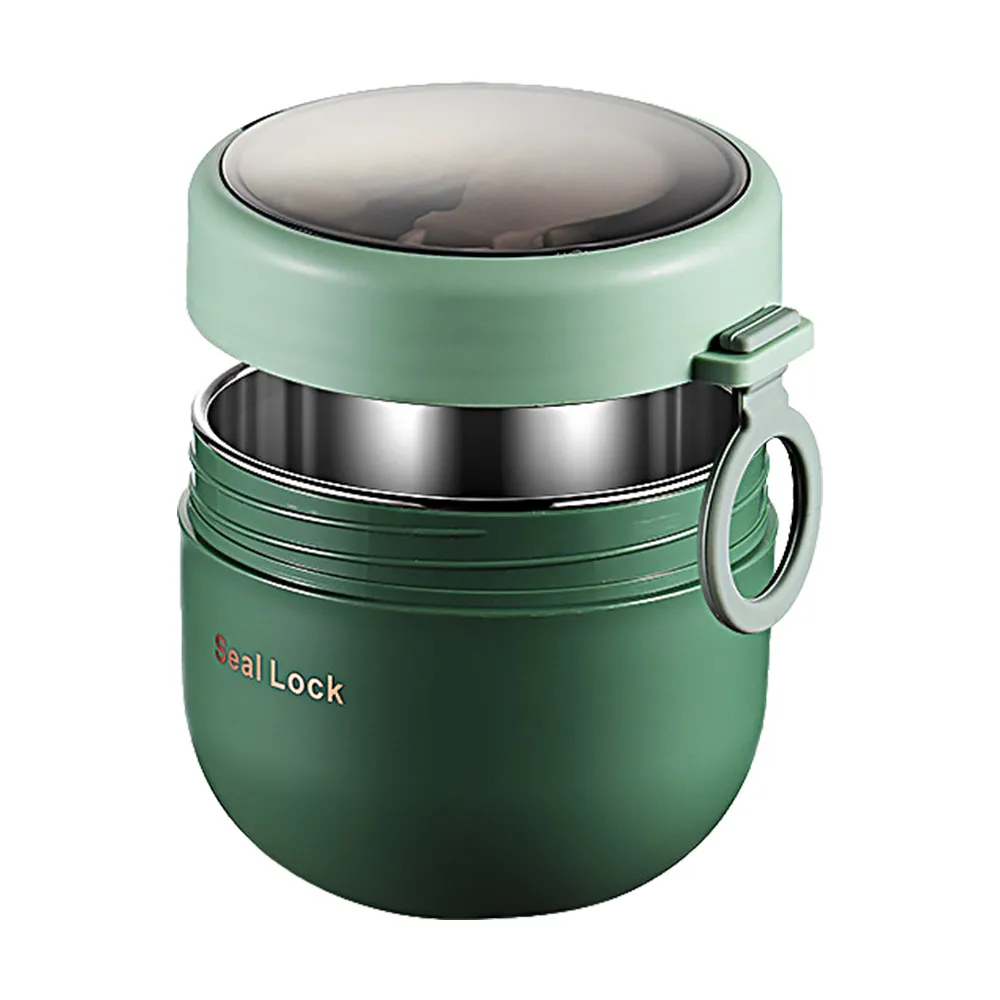 Dropshipping 304 Stainless Steel Insulated Lunch Box Thermos Food Flask