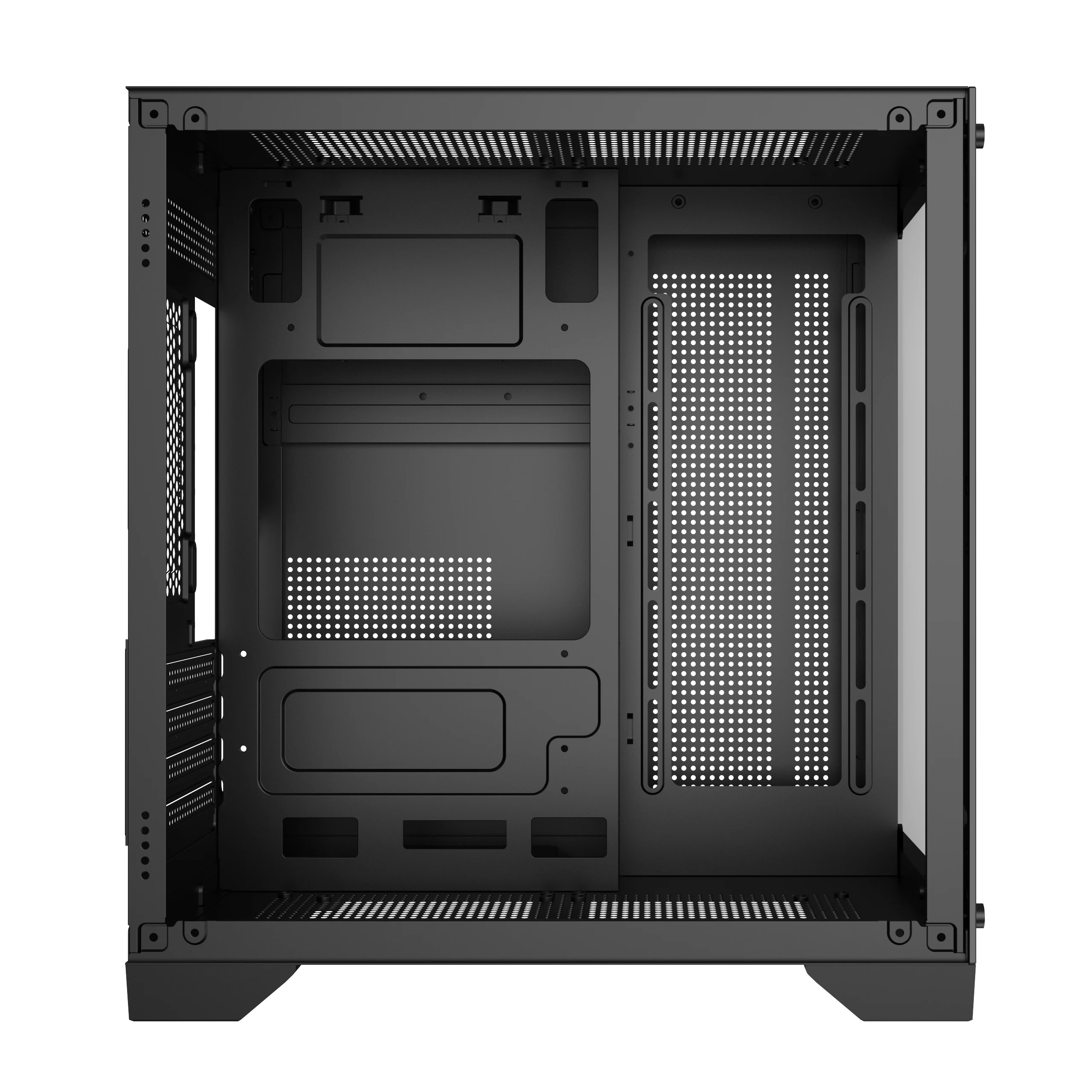 Custom Mid Matx Itx Tower Desktop Glass Case Pc Gaming Pc Case Computer