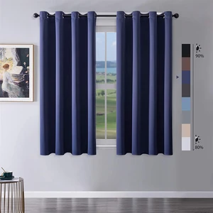 Luxury European Style 100% Polyester Decorative Custom Hotel Blackout Curtain