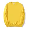 Sweat col rond jaune