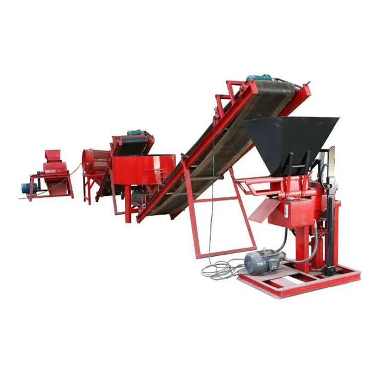 Manual Compressed Earth Soil Interlocking Brick Block Making Machine