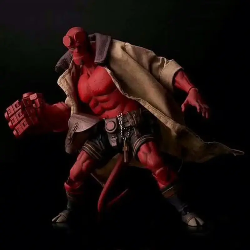 Thousand Value Practice Hellboy   Boy 1/12 Cloth  Joints Can Move Doll Figurines Model Action Figures  Gifts