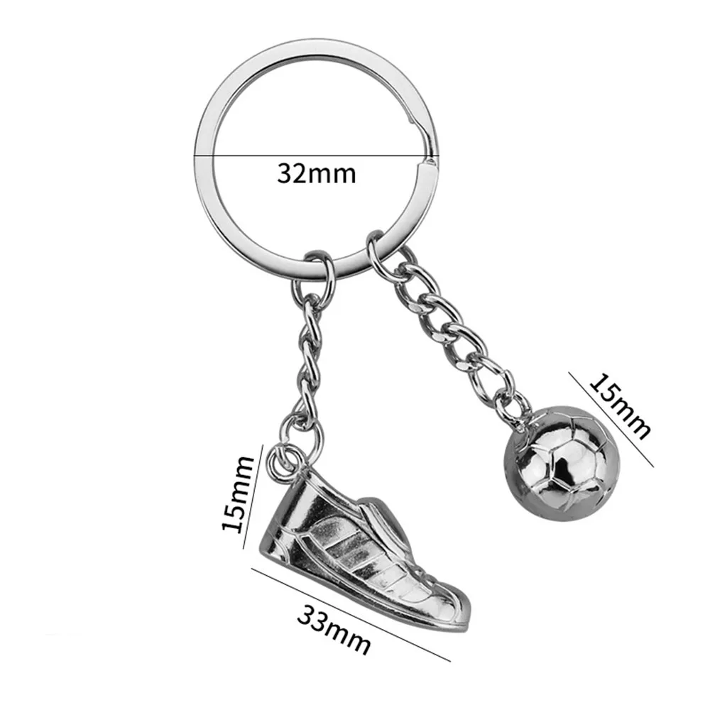 2026 Football Pendant Custom Top Five Leagues Alloy Carabiner Keychain Fashion Cartoon Design FootballWorld Fan Support Souvenir