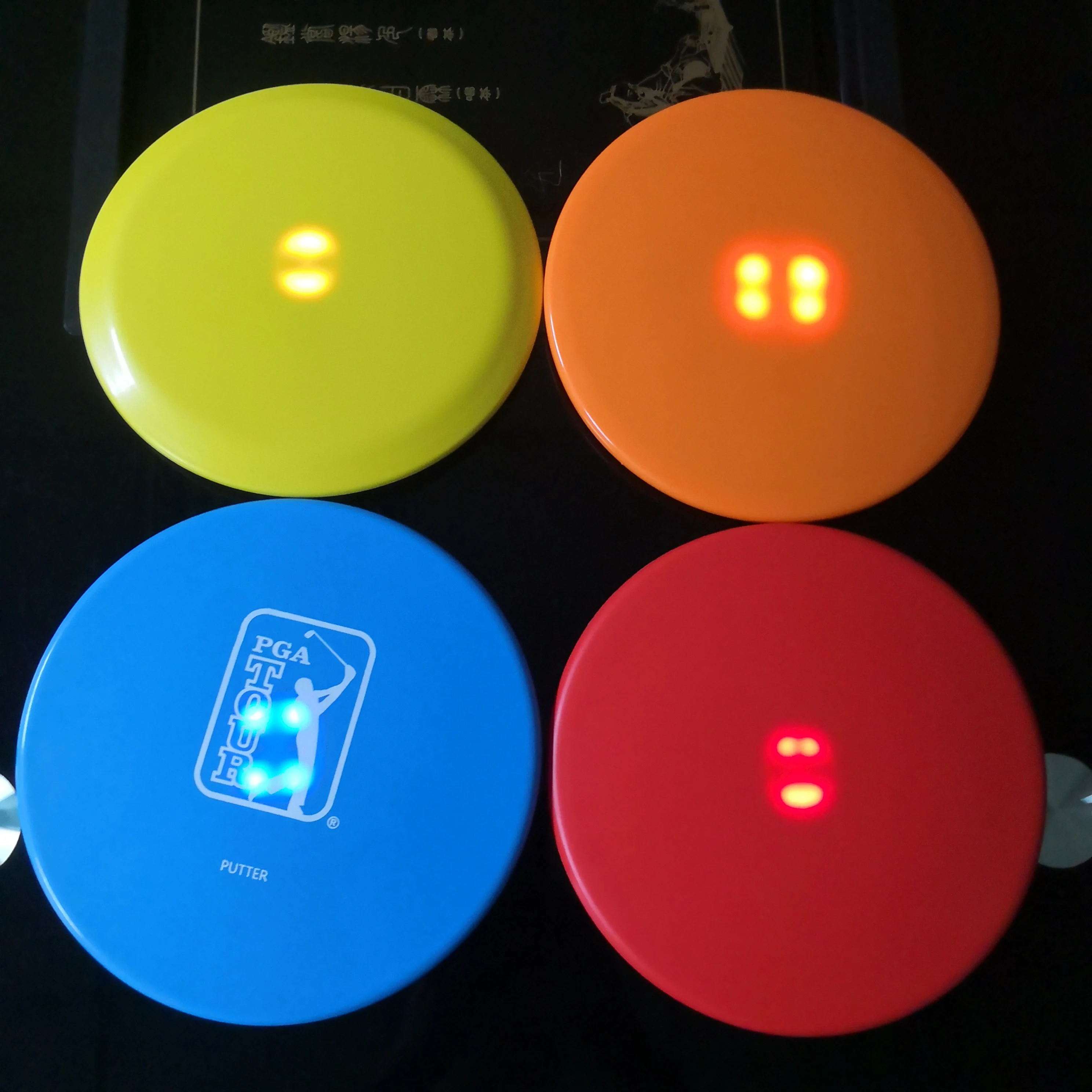 Flight Disc Golf Light Finder Anti Loss Device Flying Saucer Flying