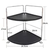 Fan-shaped black double layer