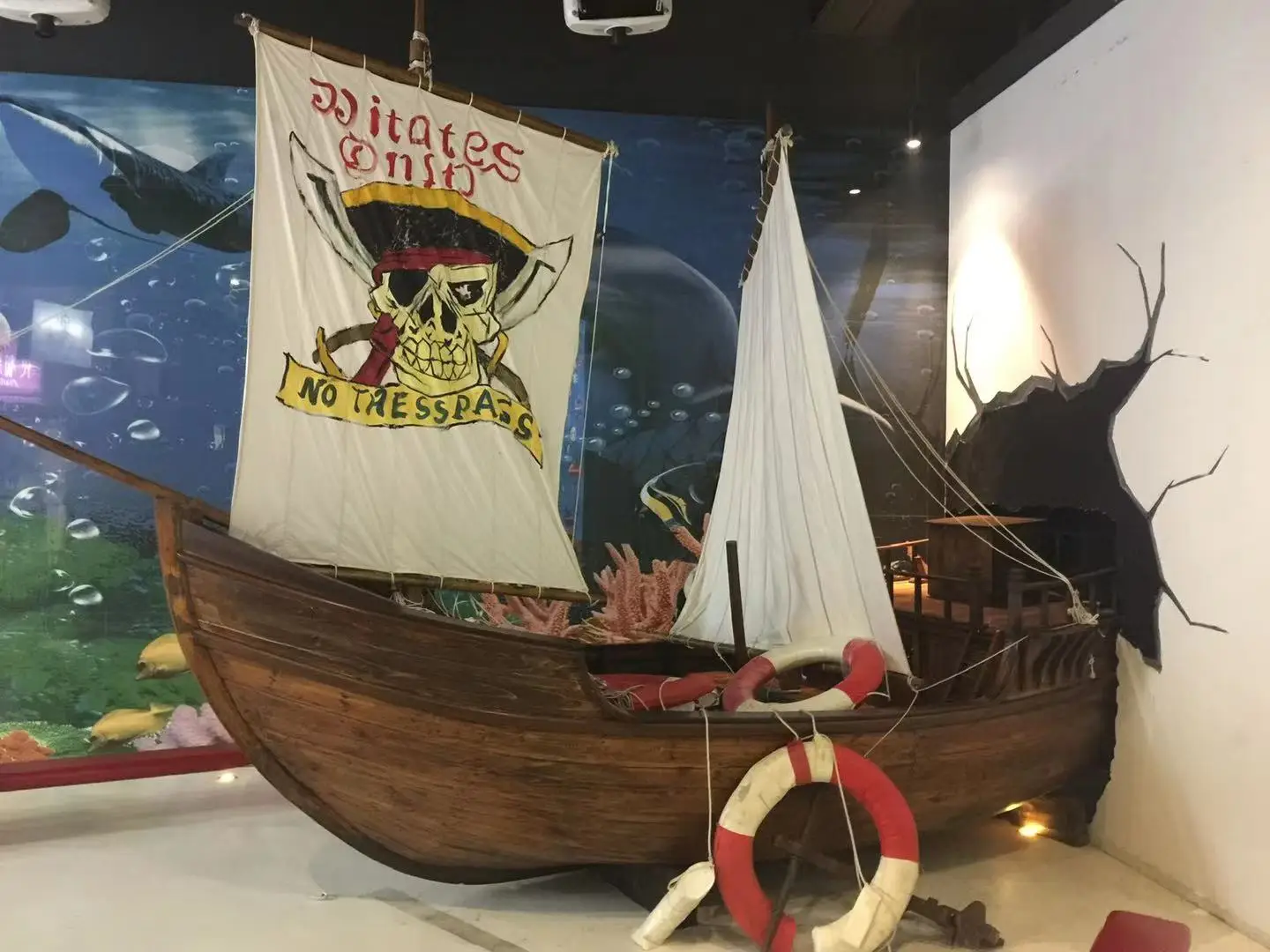 Sfondo Fotografico In Vinile 2.2x1.5m, Tema Nave Pirata E Veliero In Legno, Sfondo Retrò Per Foto Di Bambini E Adulti, Decorazione Feste