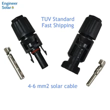 Longi Ja Products Solar Energy System Panel Cable Connectors and Cables Wire 4mm  Power Packagesextension Socket