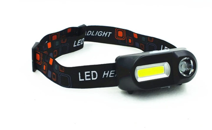 Суперъяркая Светодиодная лампа XPE + COB легкий налобный фонарь Головной