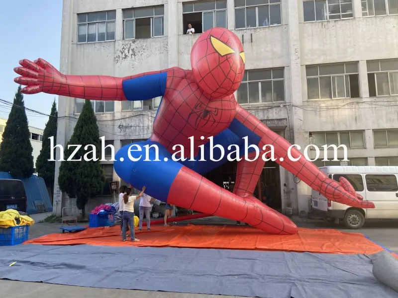 Giant Marvel Hero Character Model Inflatable Spiderman Balloon for Theme Party Decoration