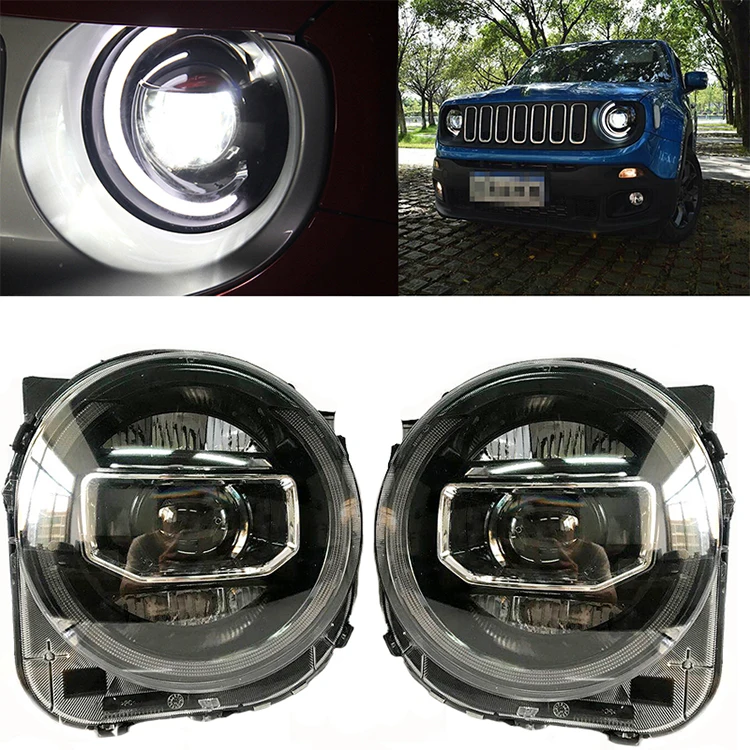 Car Head Lamps Light 68256567aa Headlight For Jeep Renegade 2015 2016 ...