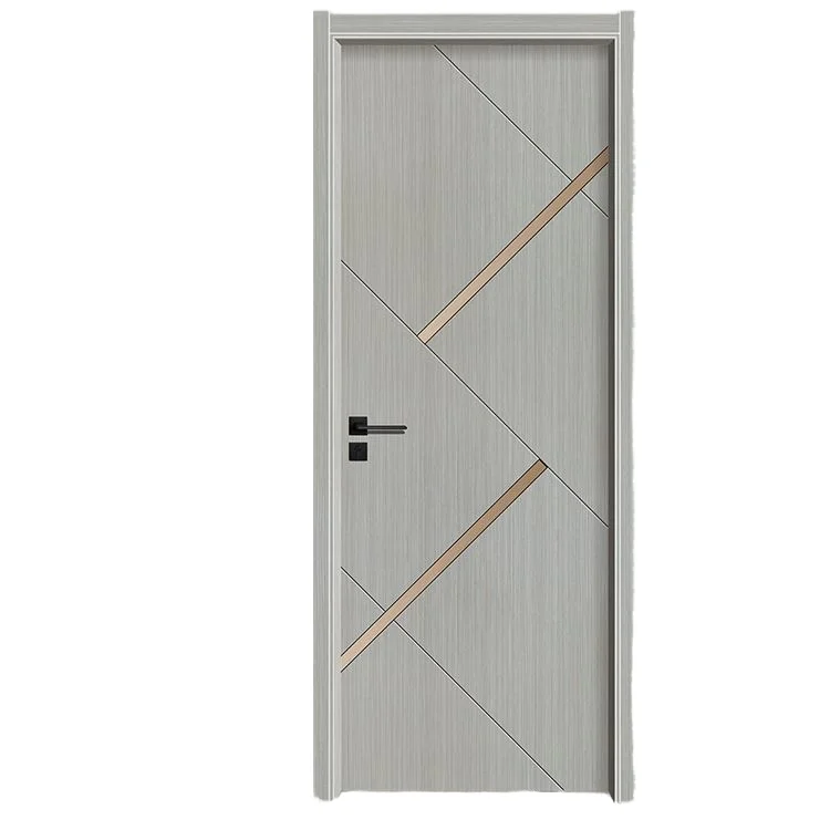 Yingkang Cheap Price Modern Design WPC Skin PVC Film Lamination Interior Door for Bedroom Hotel