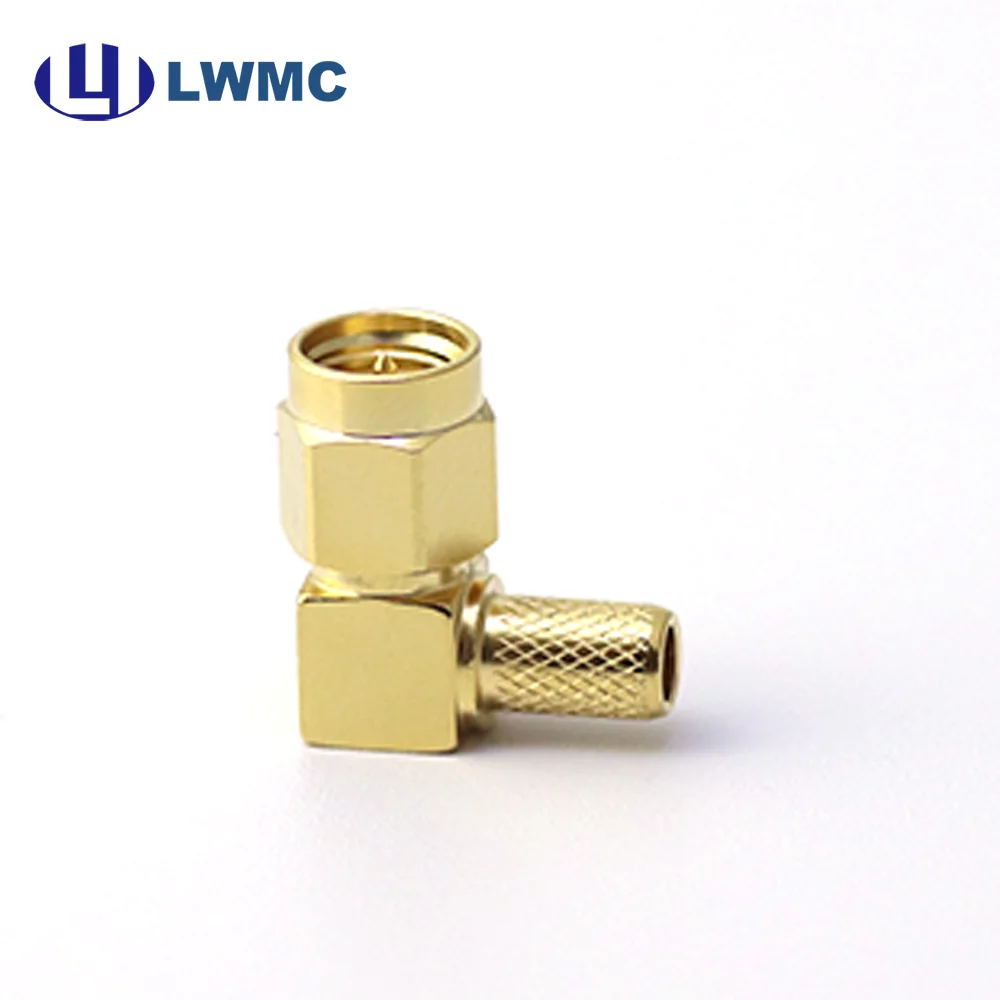  SMA R/A Male Crimp for RG223 Cable