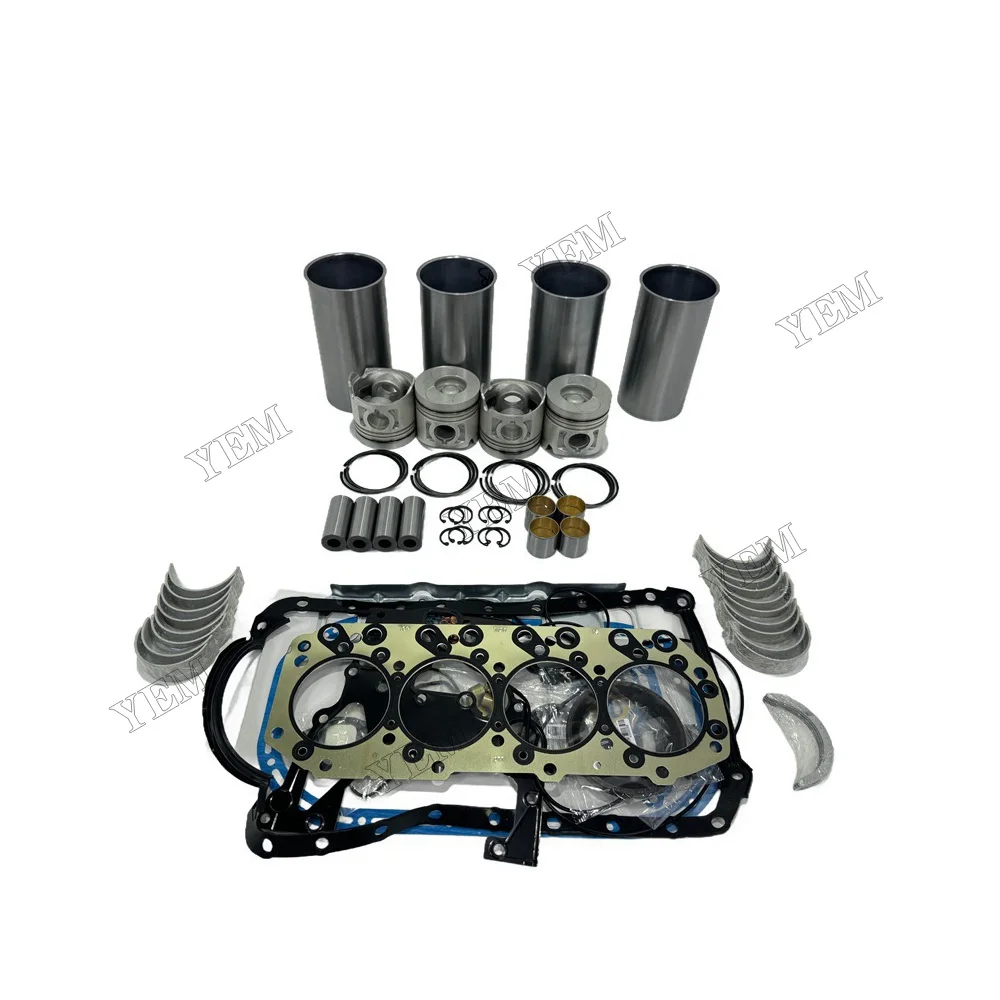 For Isuzu 4JB1 Overhaul Kit With Bearing Sets Engine Parts 6