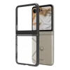 Clear Back / Black TPU Border