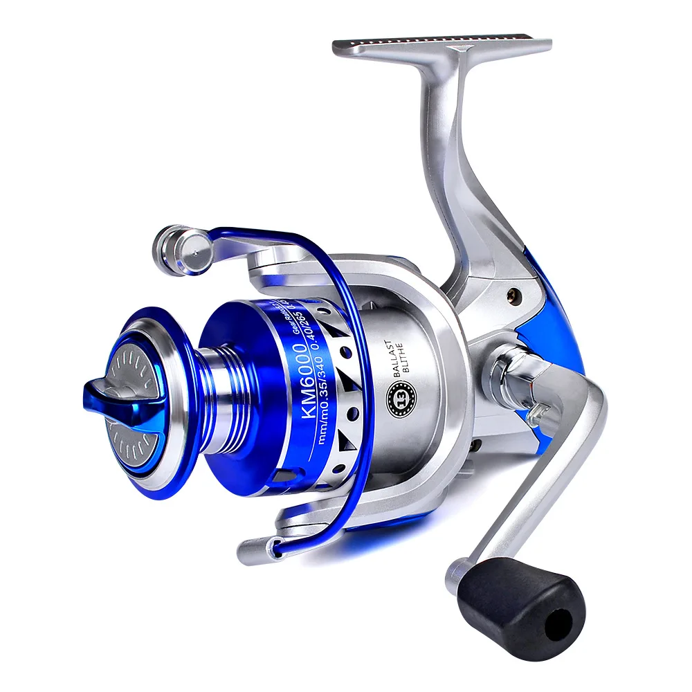 Fishing Reels with Line Fishing Spool 5.2:1 High Speed Freshwater Saltwater  13BB