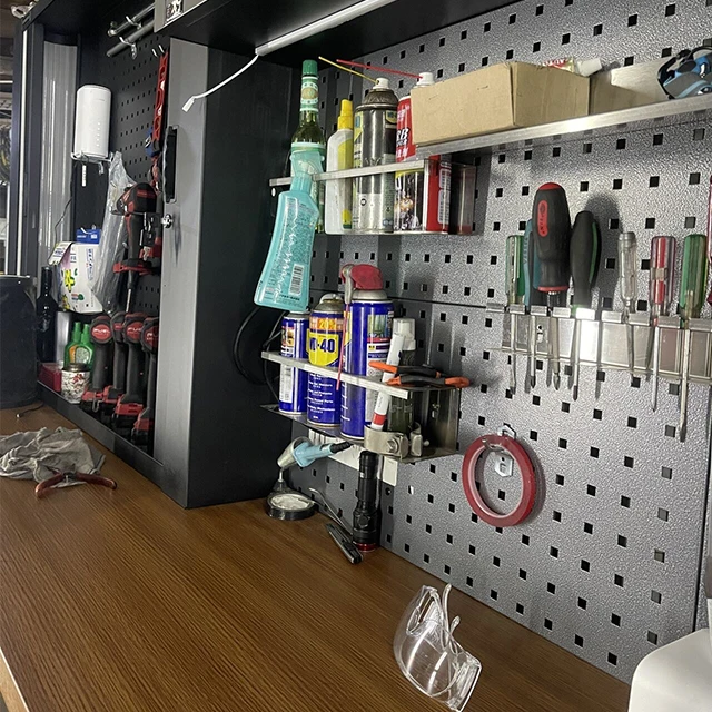 Modular Workbench Tools Organizer Metal Garage Furniture - China