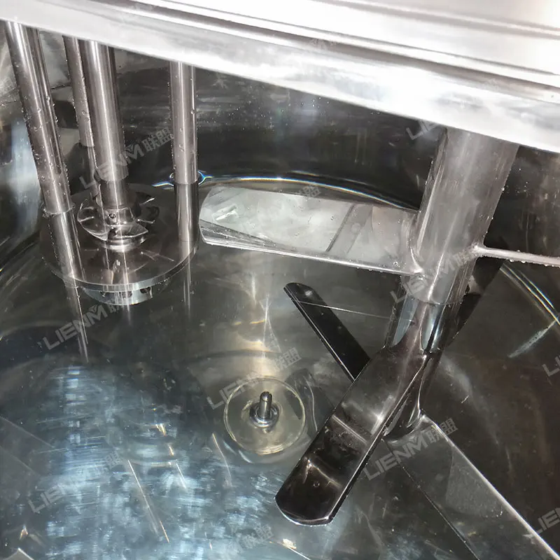 Factory Customized Electric Heating Liquid Mixing Tank With Agitator Liquid Soap Laundry Detergent Mixer Making Machine