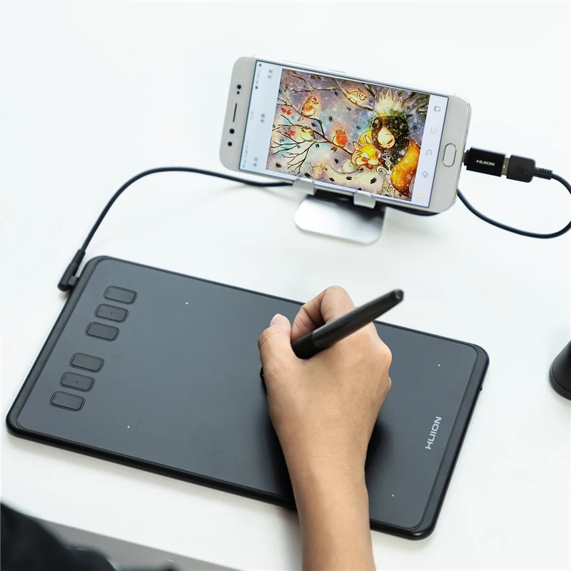 huion Portable Design Drawing Tablet Professional Digit Pen Interactive  Graphics Tablet for Drawing