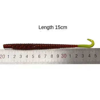 New Arrival Sinking Earthworm Stick Worm Soft Lure with Insert Worm Weight, Drop Shot Rig Bait for Pond Bass – Soft Lure – view 5