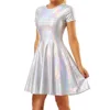 Vestido blanco brillante
