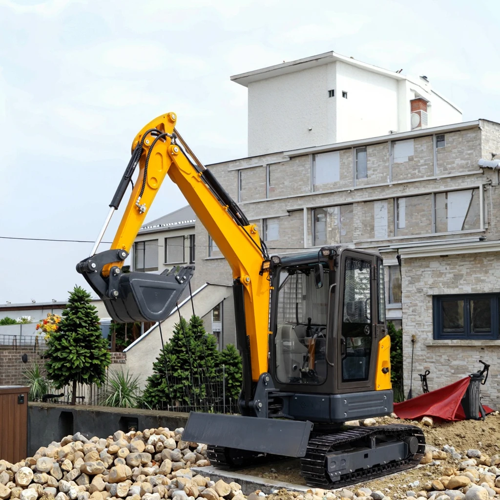 Yüksek Kaliteli İyi Fiyat Çok Satan Mini Ekskavatör Küçük Kazıcı HT35 Mini Ekskavatör Satılık