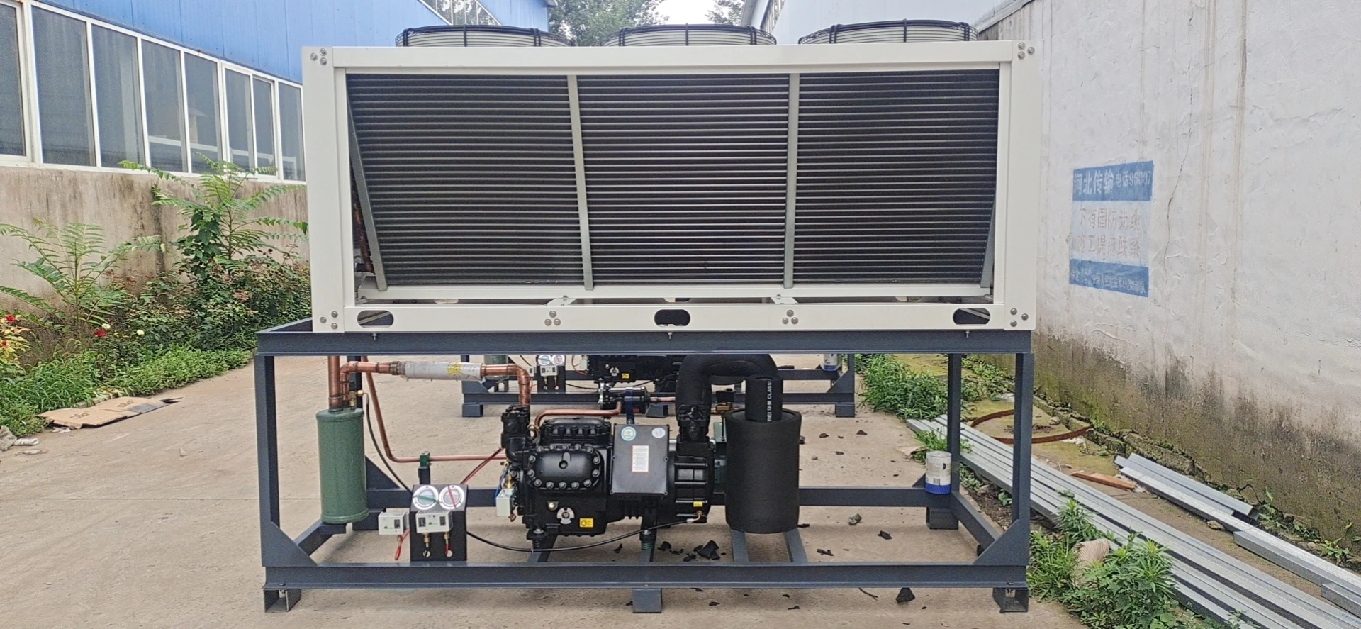 Direct Selling Compressor Refriger Unit Motor Air Cooler Chiller Unit 480v Piston Compressor Condensing Unit with Fan OfCopeland