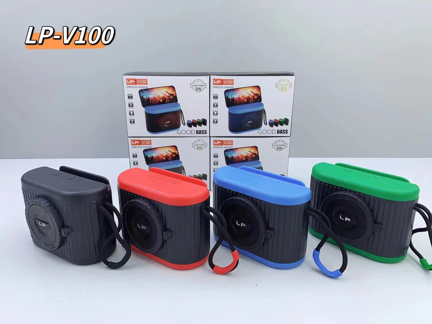 新しい LP-V100 ポータブル スピーカー アウトドア スポーツ ミニ 8