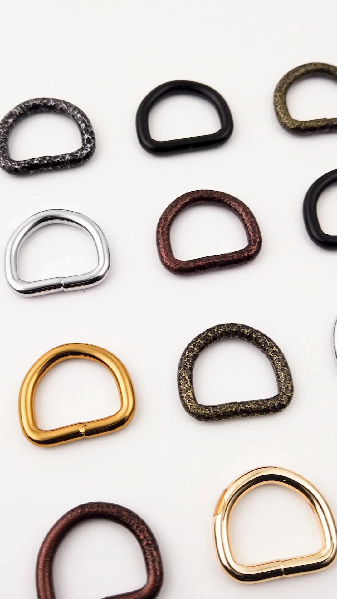 Heavy Duty Dog Collar 19mm Welded Dring Buckle Pet Leash D Ring 3/4