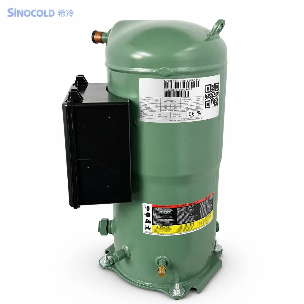 15HP Refrigeration Scroll Compressor GSD60182VAD412 R410A for