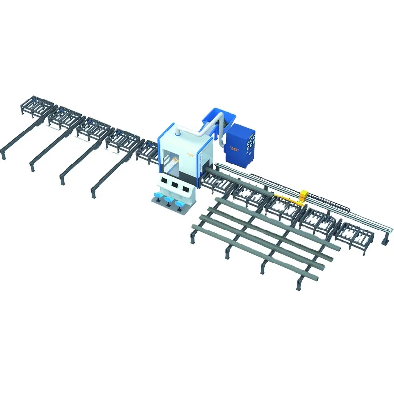 CNC Plasma Beam Coping Machine H Beam Plasma Cutting and Beveling Machine