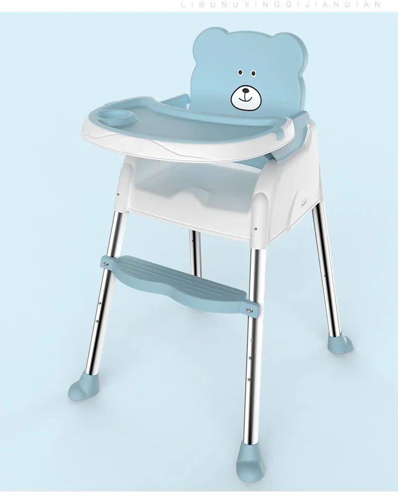 Unique Plastic Baby Highchair Toddler Feeding Chair Foldable Dining High Chair For Kids