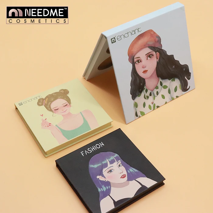 Сделанная на заказ палитра теней для век частного бренда пластиковый корпус и