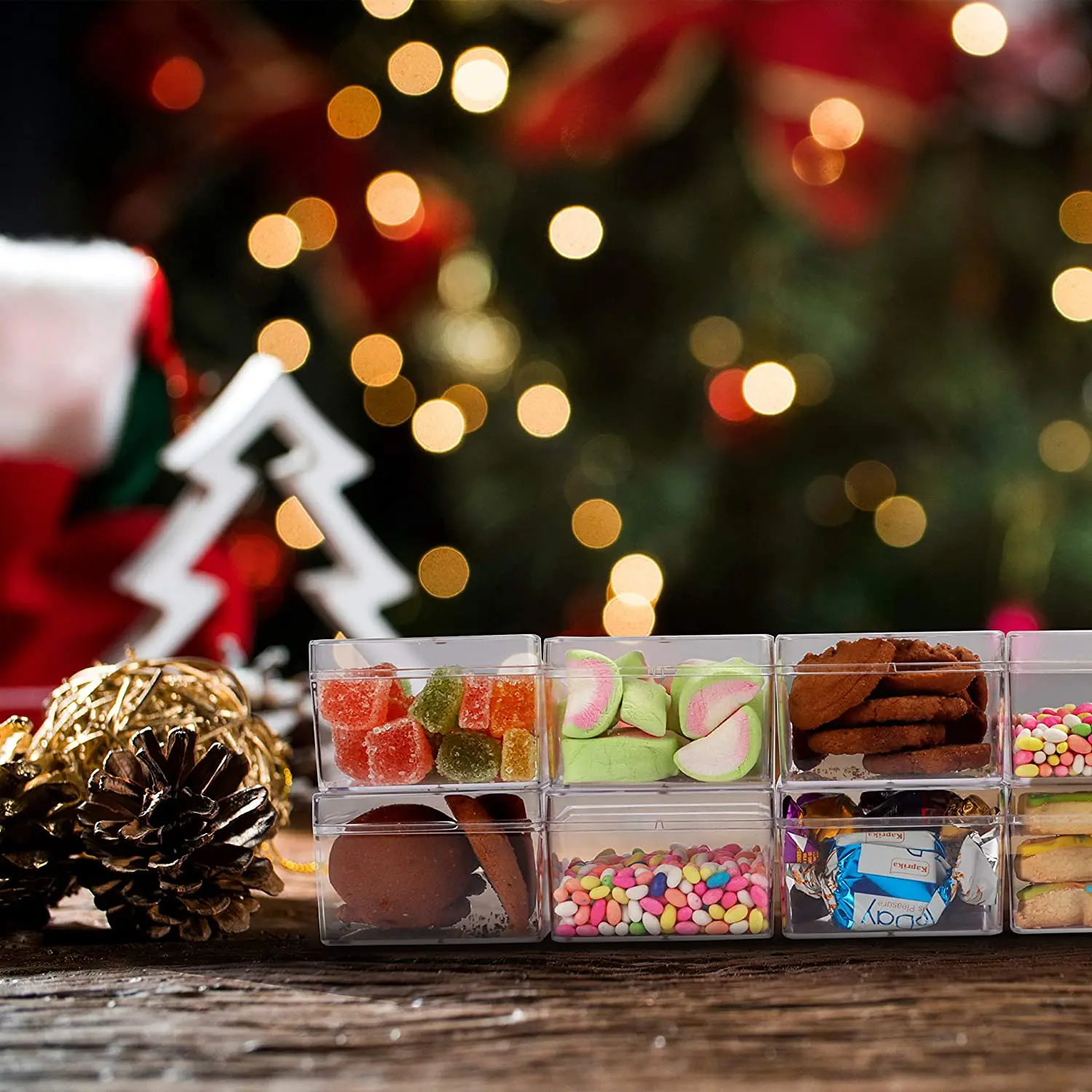 100 Stück Weiße Macaron-Boxen Mit Fenster – 10,6x5,5x3,5 Cm, Für Süßigkeiten & Gebäck